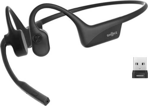 Rent to own Shokz OpenComm2 UC Bone Conduction Stereo Bluetooth Headset 2025 Upgrade,USB-A - Black