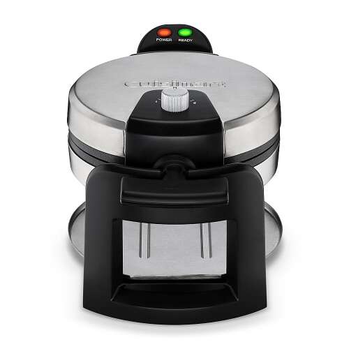Rent to own Cuisinart - Round Flip Belgian Waffle Maker - Silver