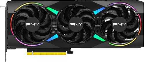 Rent to own PNY - GeForce RTX 5070 12GB ARGB OC GDDR7 PCI Express 5.0 Graphics Card with Triple Fan - Black