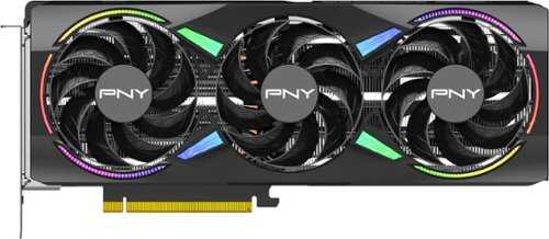 Rent to own PNY - GeForce RTX 5070 Ti 16GB ARGB OC GDDR7 PCI Express 5.0 Graphics Card with Triple Fan - Black