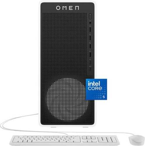 Rent to own HP OMEN - 16L Gaming Desktop - Intel Core i5-14400F - 16GB DDR5 Memory - NVIDIA GeForce RTX 5060 Ti 8GB GDDR7 - 1TB SSD - Panda Metal