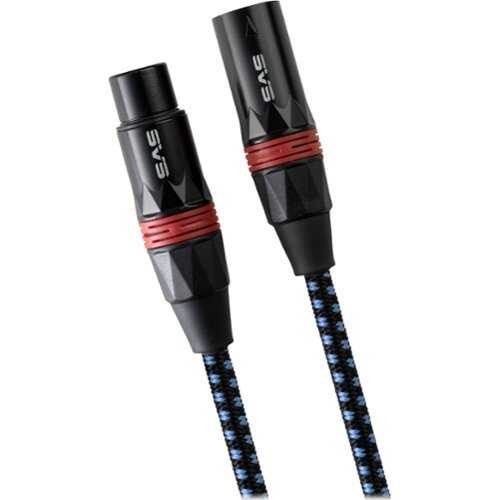 Rent to own SVS - SoundPath 6.56' Balanced XLR Audio Cable (2-Pack) - Black/Blue