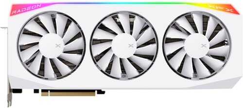 Rent to own XFX - Mercury AMD Radeon RX 9070XT OC Magnetic Air Edition 16GB GDDR6 PCI Express 5.0 Gaming Graphics Card with RGB - White