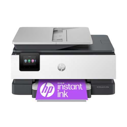 Rent to own HP - OfficeJet Pro 8125e Wireless All-In-One Inkjet Printer with 3 months of Instant Ink Included with HP+ - White