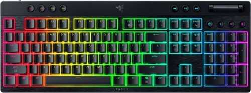 Rent to own Razer - BlackWidow V4 Low-profile HyperSpeed Wireless Full Size Mechanical Orange Tactile Switch Gaming Keyboard with Chroma RGB - Black