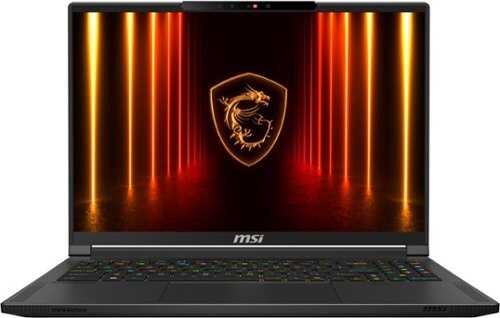Rent to own MSI - Stealth A16 AI+ 16" 240 Hz Gaming Laptop QHD+ - AMD Ryzen AI 9 HX 370 with 32GB Memory - GeForce RTX 5080 - 2TB SSD - Core Black, Black