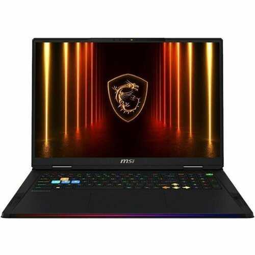 Rent to own MSI - 18" Gaming Laptop 3840 x 2400 () - AMD Ryzen 9 9955HX3D with 64GB Memory - GeForce RTX 5080 - 2 TB SSD - Core Black, Black