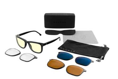 Rent to own GUNNAR - Cupertino Computer Glasses with Blue Light , Amber + Sun Lenses - Onyx