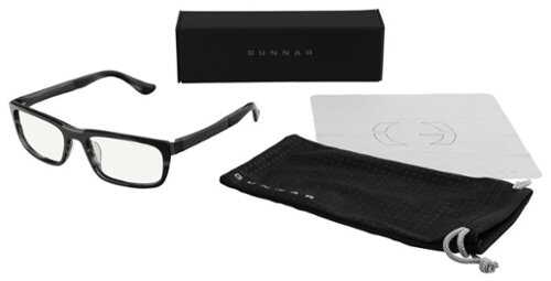 Rent to own GUNNAR - Tahoe Computer Glasses with Blue Light Reduction, Clear Pro Mineral Lenses - Slate