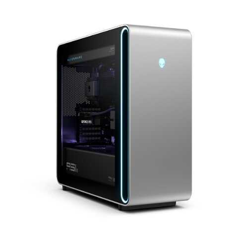 Rent to own Alienware - Area-51 Gaming Desktop - Intel Core Ultra 9 285K - 32GB Memory - NVIDIA GeForce RTX 5080 - 2TB SSD - Lunar Silver