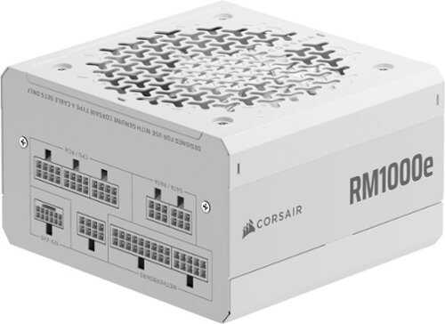 Rent to own CORSAIR - RMe Series RM1000e 80 PLUS Gold Fully Modular Low-Noise ATX 3.1 and PCIE 5.1 Power Supply - White