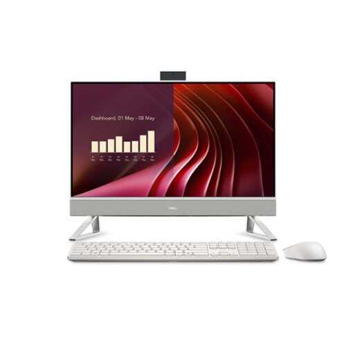 Rent to own Dell - 24" FHD All-in-One - Intel Core 5 120U - 16GB Memory - 512GB SSD - White