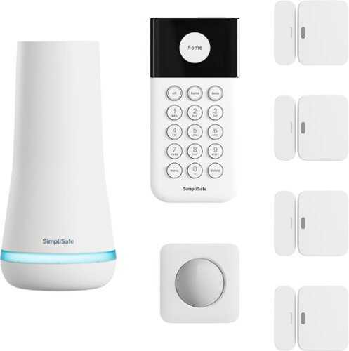 Rent to own SimpliSafe - 7pc Indoor Security System - White