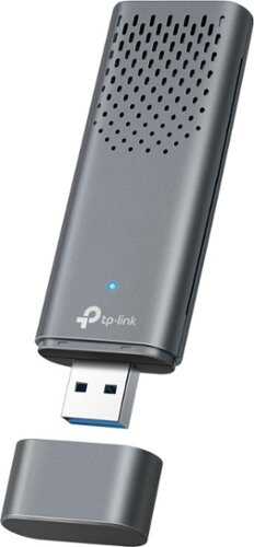 Rent to own TP-Link - BE6500 Tri-Band  Wi-Fi 7 Wireless USB Adapter with SuperSpeed USB 3.0 and Advanced WPA3 Security - Gray