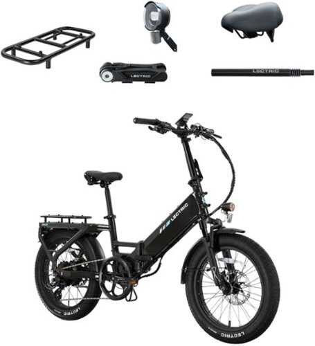 Rent to own Lectric eBikes - XP4 750 Long-Range eBike: 85mi. Range/ 28mph Speed + Comfort Package, Headlight, & Lock - Unisize - Tempest Grey