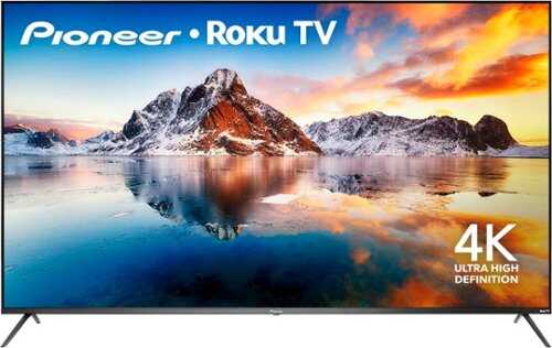 Rent to own Pioneer - 75-inch Class LED 4K UHD Smart Roku TV