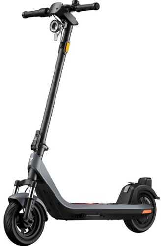 Rent to own NIU - Kqi 200P Foldable Electric Kick Scooter w/ 25 mi Max Operating Range & 19.5 mph Max Speed - Grey
