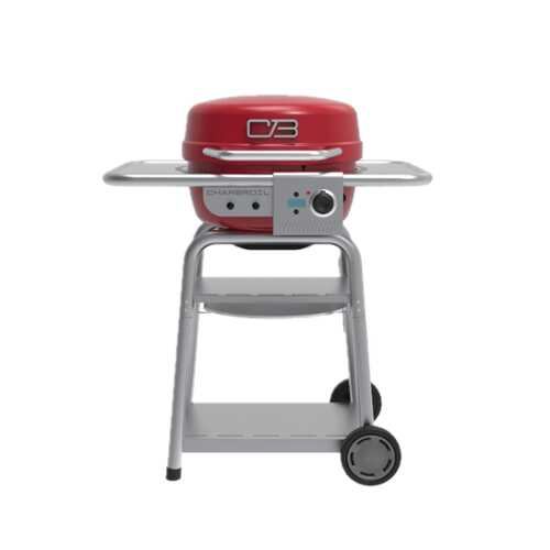 Rent to own Charbroil - Bistro Pro Electric Grill & Griddle + Charcoal Mode Red - Red