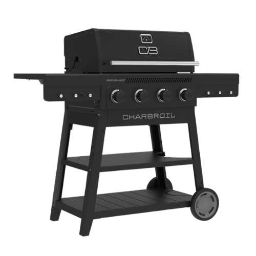 Rent to own Charbroil - Performance Series FlavorMax 4 Burner Cart Gas Grill - Black