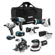 Rent to own HART 20-Volt Cordless 6-Tool Combo Kit (1) 4.0Ah & (1) 1.5Ah Lithium-Ion Batteries, Charger and Storage Bag