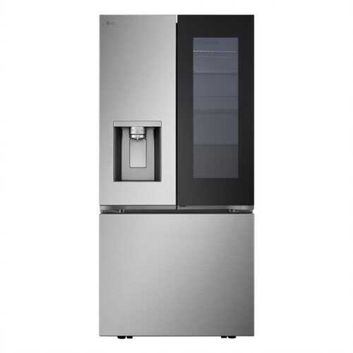 Rent to own LG - 24.5 Cu. Ft. French Door Standard-Depth MAX Smart Refrigerator with Dual Ice Maker with Craft Ice - Stainless Steel
