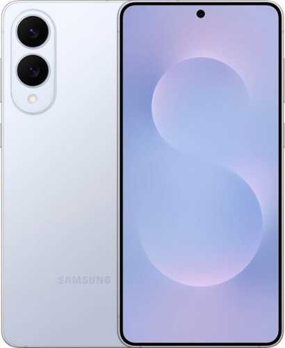 Rent to own Samsung - Galaxy S25 Edge 512GB (Unlocked) - Titanium  Icy Blue