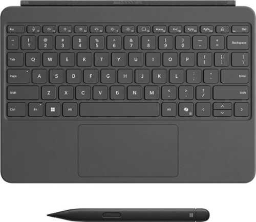 Rent to own Microsoft - Surface Pro 12" Keyboard for Pro 12" with Slim Pen - Slate
