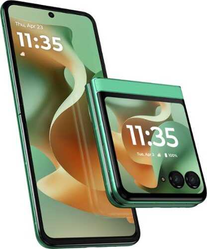 Rent to own Motorola - razr 2025 256GB (Unlocked) - PANTONE Spring Bud