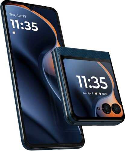 Rent to own Motorola - razr 2025 256GB (Unlocked) - PANTONE Gibraltar Sea