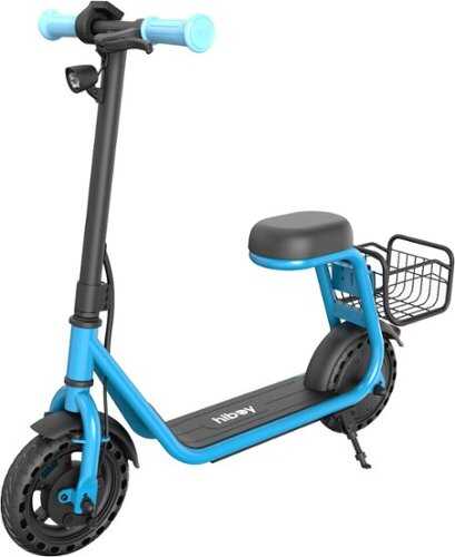 Rent to own Hiboy U2 Lite Kids Electric Scooter with Seat & Basket - Blue