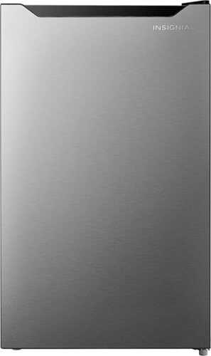 Rent to own Insignia™ - 4.4 Cu. Ft. Mini Fridge with Door Storage and ENERGY STAR Certification - Stainless Steel
