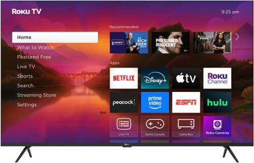 Rent to own Roku - 75" Class Plus Series 4K QLED Mini-LED Smart RokuTV (2025)