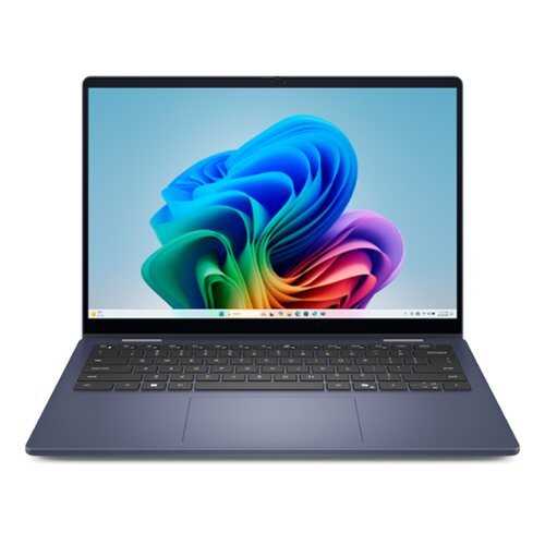 Rent to own Dell - Plus 2-in-1 14" FHD+ Touch Screen Laptop - AMD Ryzen AI 5 340 Copilot+ PC with 16GB Memory - 512GB SSD - Midnight Blue