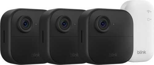 Rent to own Blink Outdoor 4 – Wireless smart security camera, two-year battery life, 1080p HD. Sync Module Core included – 3 Cameras - Black