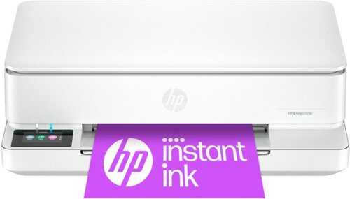 Rent to own HP - Envy 6165e Wireless All-in-One Inkjet Printer with 6 months of Instant Ink included with HP+ - White