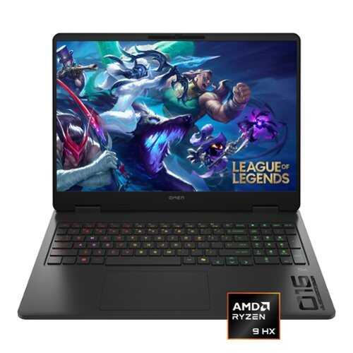 Rent to own HP OMEN - 16" 2K 144Hz Gaming Laptop - AMD Ryzen 9 8940HX - 32GB DDR5 Memory - NVIDIA GeForce RTX 5060 - 1TB SSD - Shadow Black