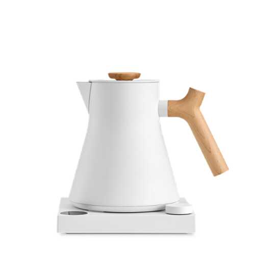 Rent to own Fellow - Corvo EKG Pro Electirc Kettle - Matte White and Maple