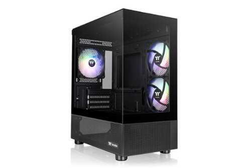 Rent to own Thermaltake - View 170 TG ARGB Micro-ATX Mid-Tower PC Case - Black