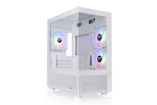 Rent to own Thermaltake - View 170 TG ARGB  Micro-ATX Mid-Tower PC Case - Snow