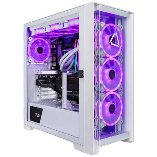 Rent to own CLX SET Gaming Desktop - AMD Ryzen 9 9900X - 32GB DDR5 5600 Memory - GeForce RTX 5070 Ti - 2TB NVMe M.2 SSD - White