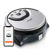 Rent to own ILIFE Shinebot W455 Mopping Robot Cleaner, Wet Scrubbing, Floor Washing, Wi-Fi Connected, Works with Alexa, XL Water Tank, Zig-Zag Cleaning Path, for Hard Floors only, White