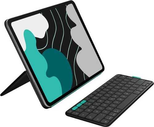 Rent to own Logitech - Flip Folio Keyboard Case for iPad Pro 13-inch - Latest Model (M4), iPad Air 13-inch (M2 & M3) - Graphite