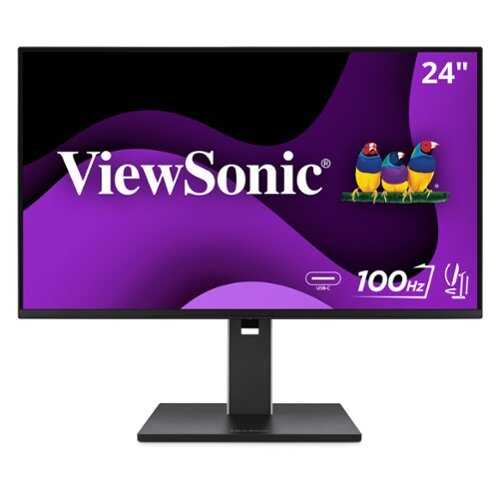 Rent to own ViewSonic - VG2452 24 IPS FHD Ergonomic Monitor (USB Hub, HDMI, DisplayPort) - Black