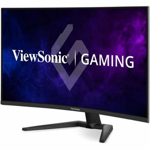 Rent to own ViewSonic - 31.5" VA LED Curved 180Hz 1-ms FreeSync (AMD Adaptive Sync) Monitor (HDMI) - Black