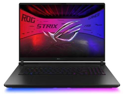 Rent to own ASUS - ROG Strix SCAR 18" 2.5K 240Hz Gaming Laptop - Intel Core Ultra 9 HX with 32GB - NVIDIA GeForce RTX 5080 - 2TB SSD - Off Black