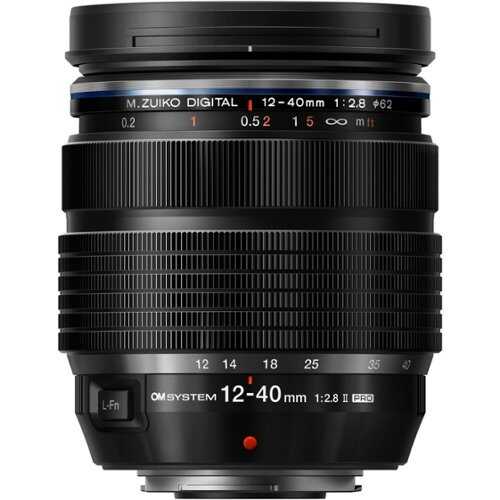 Rent to own M.ZUIKO DIGITAL 12-40 mm f/22-2.8 Telephoto Zoom Lens Micro Four Thirds Mount For Olympus OM System OM-1  Mirrorless - Black