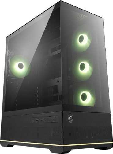 Rent to own MSI - MAG PANO 110R PZ  ATX Mid-Tower PC Case - Black