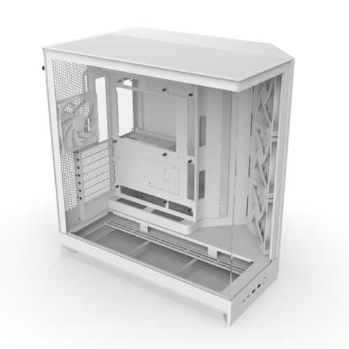 Rent to own NZXT - H9 Flow 2025 ATX Mid-Tower Dual-Chamber PC Case - White
