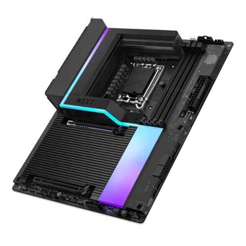 Rent to own NZXT - N9 X870E AM5 AMD X870E ATX DDR5 Wi-Fi 7 Motherboard with Full-Metal Cover and RGB - Black