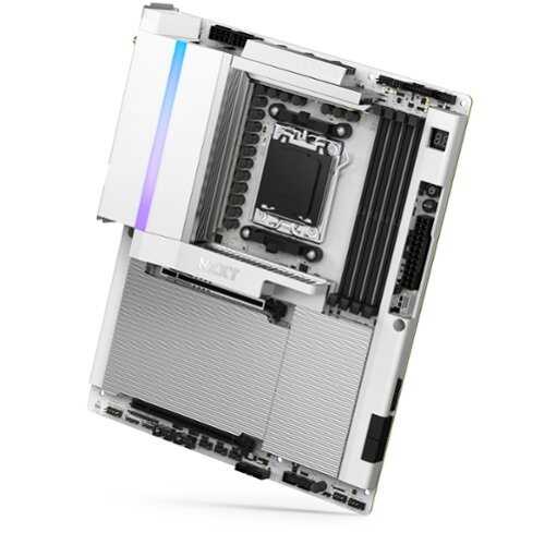 Rent to own NZXT - N9 Z890 LGA 1851 Intel Z890 ATX DDR5 Wi-Fi 7 Motherboard with Full-Metal Cover and RGB - White
